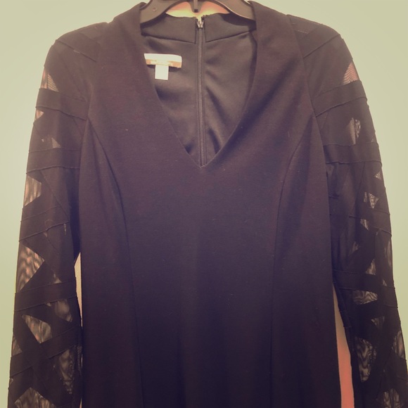 Geometric long sleeve dress - Picture 1 of 6